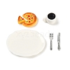 Resin Miniature Breakfast Set Ornaments DIY-H174-01G-2