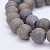 Natural Pyrite Bead Strands G-G670-09-10mm-1