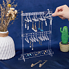 SUPERFINDINGS Transparent Acrylic Earring Hanging Display Stands EDIS-FH0001-06-3
