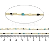 Rack Plating Brass Dapped Chains AJEW-Q153-03G-06-2