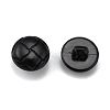 1-Hole Plastic Buttons BUTT-WH0027-03A-01-2