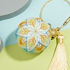 DIY Embroidery Temari Ball Keychain Kits DIY-I064-A06-1