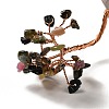 Natural Tourmaline Chips Tree Display Decorations DJEW-C003-01A-2