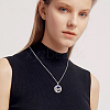 3Pcs 3 Styles Stainless Steel Hollow Essential Oil Diffuser Locket Pendant Necklaces NJEW-HS0001-26A-5