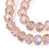Electroplate Glass Beads Strands LS-EGLA-A034-T2mm-L22-3