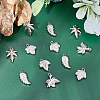 20Pcs 5 Style 201 Stainless Steel Pendants STAS-UN0030-22-4