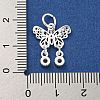 Brass Cubic Zirconia Pendants KKB-L215-036S-3