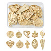 Spritewelry 20Pcs 10 Style Alloy Pendants FIND-SW0001-22-12