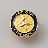 Positive Reward Encourating Word Star Performer Enamel Pin JEWB-WH0022-83B-G-1