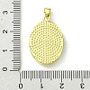 Rack Plating Brass Pave Natural Shell Pendants KK-A204-01C-01G-3