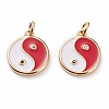 Brass Micro Pave Clear Cubic Zirconia Pendants LS-KK-C100-16G-02-1