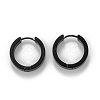 304 Stainless Steel Huggie Hoop Earrings EJEW-O087-09G-EB-1