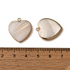 Natural Freshwater Shell Pendants SHEL-M021-14G-3