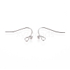 Brass Earring Hooks KK-L198-001P-1