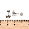 304 Stainless Steel Stud Earrings EJEW-H161-01P-K-5