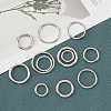 Unicraftale 12Pcs 6 Style 304 Stainless Steel Linking Rings STAS-UN0032-06-3