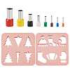  Christmas Theme ABS Plastic Plasticine Tools CELT-TA0001-01-2
