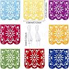 Cotton Flag Placemats for Dining Table and Felt Pennant Flags DJEW-FG0001-03-3