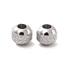 Non-Tarnish Textured 304 Stainless Steel Beads STAS-P306-01A-P-2