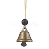 2Pcs 2 Styles Iron Bell Pendant Decorations HJEW-JM02178-3