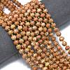 Natural Orange Garnet Beads Strands G-K389-E59-01-2