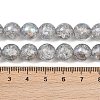 Crackle Czech Pressed Glass Beads GLAA-I061-17-4