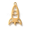 201 Stainless Steel Pendants STAS-R136-25G-1