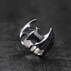 Bat Themes Alloy Adjustable Finger Rings FS-WG25ADA-06-1