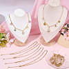 20Pcs 2 Styles 304 Stainless Steel Cable Chain Bracelets & Necklaces Sets for Women SJEW-BM0001-04-4