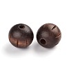 Natural Wood Beads X-TB099Y-2