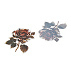 10Pcs 5 Styles Flower PET Waterproof Stickers STIC-C004-01A-2