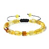 Bohemian Style Natural Banded Agate/Striped Adjustable Braided Bracelets for Women JX4238-4-1