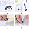 1Pc 304 Stainless Steel Heart Pendant Urn Ashes Necklaces NJEW-CN0001-20EB-5