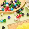 Handmade Lampwork Beads Strands LAMP-SZ0001-74C-3
