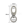 Alloy Swivel Clasps PW-WG74639-13-1