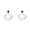 Alloy Rhinestone Stud Earrings for Women WG1FE2D-04-1