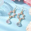 GLass Dangle Earrings EJEW-MZ00255-01-2