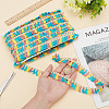 Colorful Polyester Tassel Fringe Trimming OCOR-WH0003-040-3