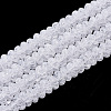Synthetic Crackle Quartz Beads Strands X-G-S285-09-1