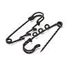 304 Stainless Steel Safety Pins Brooch Findings STAS-C181-01C-B-3