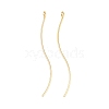 Brass Earring Findings KK-A274-17E-G-1