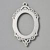 Zinc Alloy Pendant Cabochon Settings FIND-WH050-70AS-2