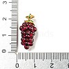 Natural Garnet Round Cluster Pendants G-D094-07G-3