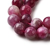 Natural Jade Imitation Watermelon Tourmaline Beads Strands X-G-NH0006-A01-02-1-9