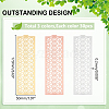 90Pcs 3 Colors Paper Napkin Rings AJEW-WR0002-50-2