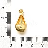 Rack Plating Brass Micro Pave Cubic Zirconia Pendants KK-L226-102G-V-3