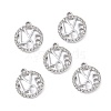 Alloy Crystal Rhinestone Pendants ALRI-C008-21P-2