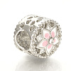 Alloy Rhinestone European Beads MPDL-Q208-009P-2