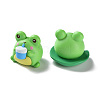 8Pcs Resin Frog Display Decoration AJEW-S037-02-2