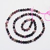Natural Tourmaline Round Bead Strands LS-G-I162-01-4mm-2